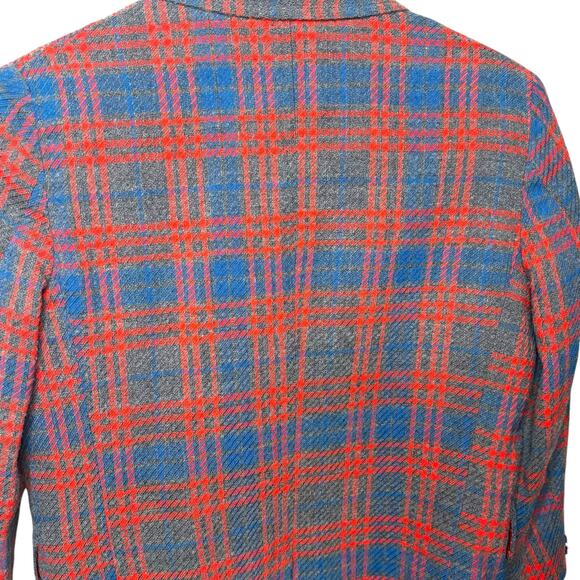 Vintage Twigs Boys Plaid Suit Jacket SZ 6 Retro KidCore Formal Preppy Dapper - Picture 3 of 6